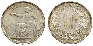 1 Franc Switzerland Silver 