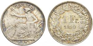 1 Franc Switzerland Silver 