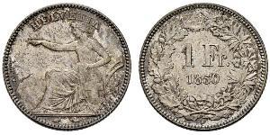 1 Franc Switzerland Silver 