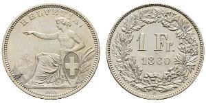 1 Franc Switzerland Silver 