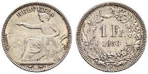 1 Franc Switzerland Silver 