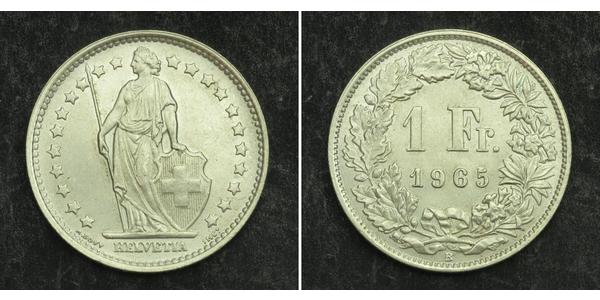 1 Franc Switzerland Silver 