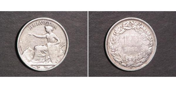 1 Franc Switzerland Silver 