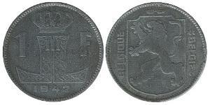 1 Franc Belgique Zinc 