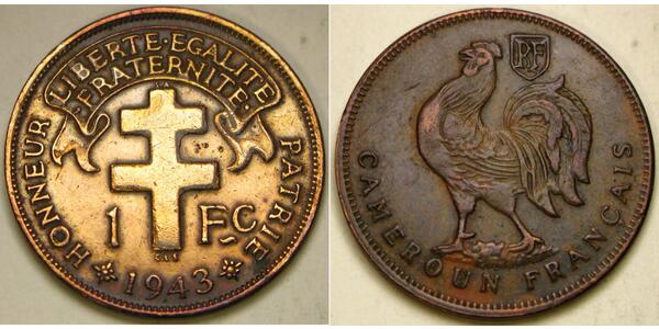 1 Franc Camerún  