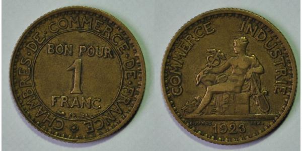 1 Franc Dritte Französische Republik (1870-1940)   