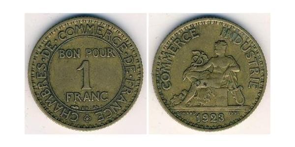 1 Franc Dritte Französische Republik (1870-1940)   