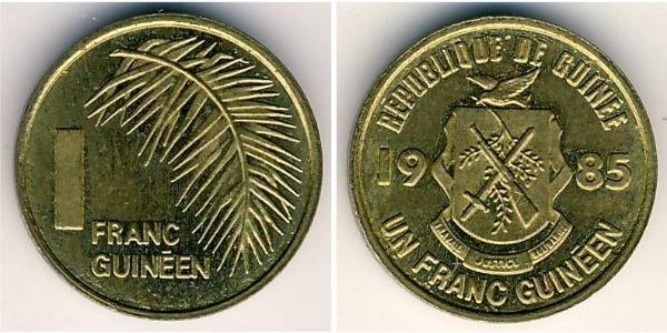 1 Franc Guinea  
