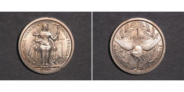 1 Franc Nuova Caledonia  