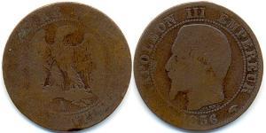 1 Franc Secondo Impero francese (1852-1870)  Napoleone III (1808-1873)