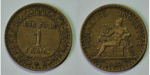 1 Franc Tercera República Francesa (1870-1940)   