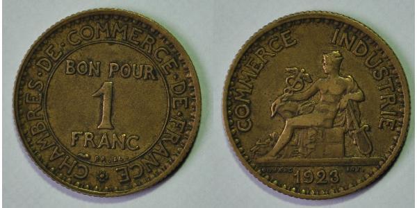 1 Franc Terza Repubblica francese (1870-1940)   