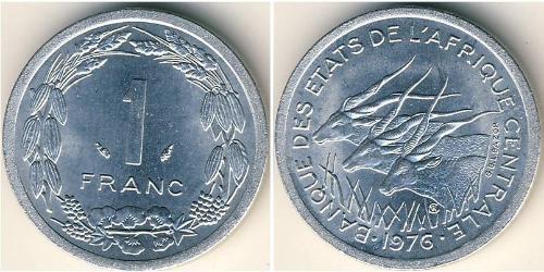 1 Franc 中非共和國  