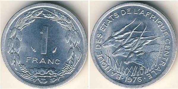 1 Franc 中非共和國  