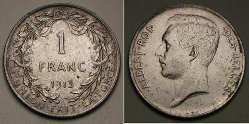 1 Franc 比利时 銀 