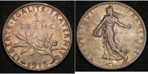 1 Franc 法国 銀/銅/镍 