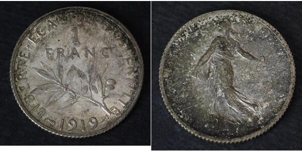 1 Franc 法国 銀/銅/镍 