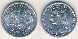 1 Franc Madagascar 铝 