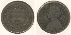1 Franc Martinique 镍/銅 