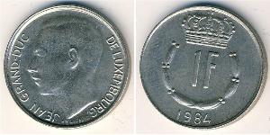 1 Franc 卢森堡 銅/镍 