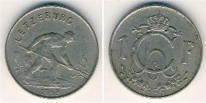 1 Franc 卢森堡 銅/镍 