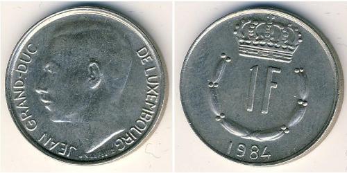 1 Franc 卢森堡 銅/镍 