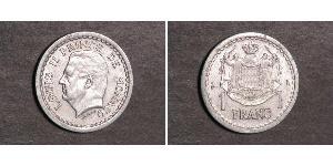 1 Franc Monaco 青铜/铝 路易二世 (摩纳哥) (1870 - 1949)