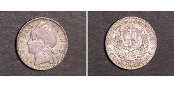 1 Franco República Dominicana Plata 