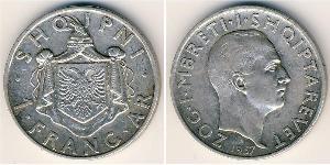 1 Franga Ari Albania Argento 