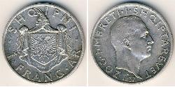1 Franga Ari Albania Plata 