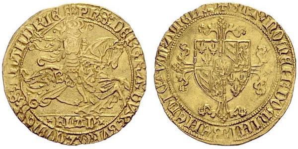 1 Golden Rider Kingdom of France (843-1791) Gold Philip III of France (1245-1285)