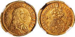 1 Goldgulden Kurfürstentum Bayern (1623 - 1806) Gold Ferdinand Maria (Bayern)(1636 – 1679)