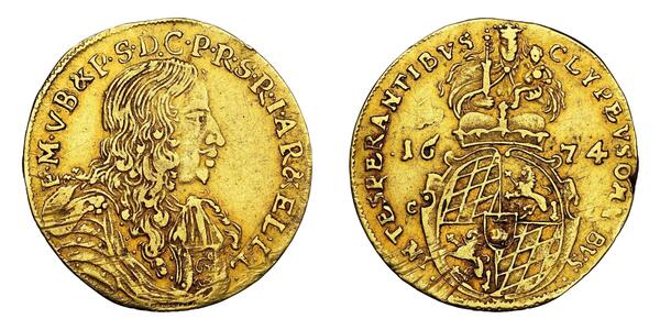 1 Goldgulden Kurfürstentum Bayern (1623 - 1806) Gold Ferdinand Maria (Bayern)(1636 – 1679)