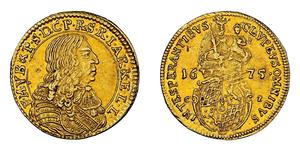 1 Goldgulden Électorat de Bavière (1623 - 1806) Or Ferdinand Marie de Bavière(1636 – 1679)