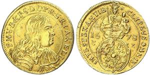 1 Goldgulden Électorat de Bavière (1623 - 1806) Or Ferdinand Marie de Bavière(1636 – 1679)