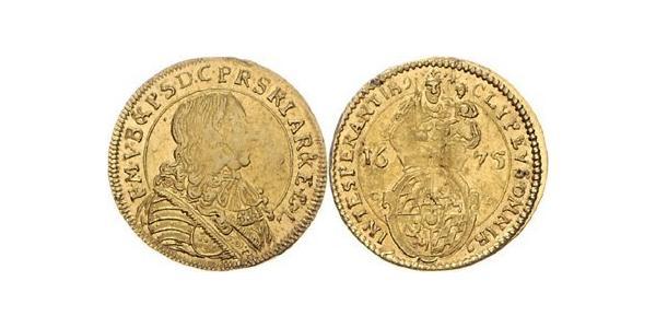 1 Goldgulden Elettorato di Baviera (1623 - 1806) Oro Ferdinando Maria di Baviera(1636 – 1679)