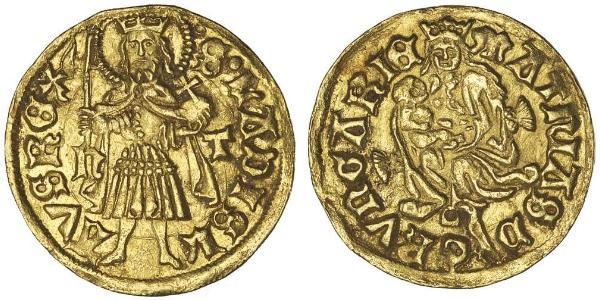 1 Goldgulden Reino de Hungría (1000-1918) Oro Matthias Corvinus of Hungary  (1443 -1490)