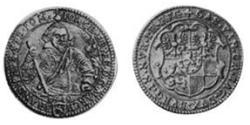 1 Goldgulden Ансбах (княжество) (1398–1792) Золото Joachim Ernst, Margrave of Brandenburg-Ansbach (1583 – 1625)