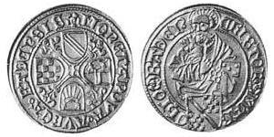 1 Goldgulden Баден (маркграфство) (1112 - 1803) Золото 