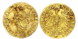 1 Goldgulden Германия Золото 