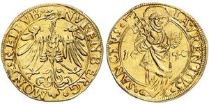 1 Goldgulden Германия Золото 