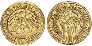 1 Goldgulden Германия Золото 
