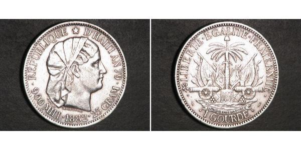 1 Gourde Haïti Argent 