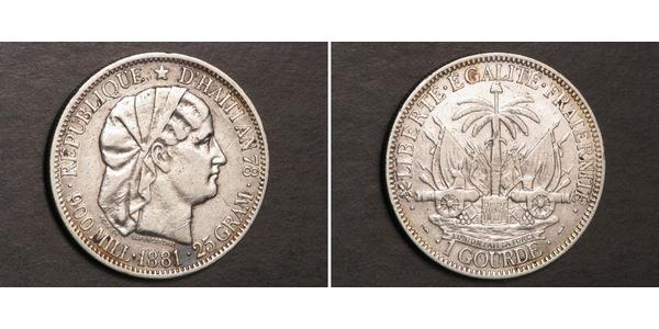 1 Gourde Haïti Argent 