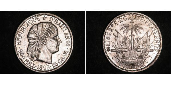 1 Gourde Haïti Argent 