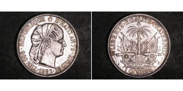 1 Gourde Haïti Argent 