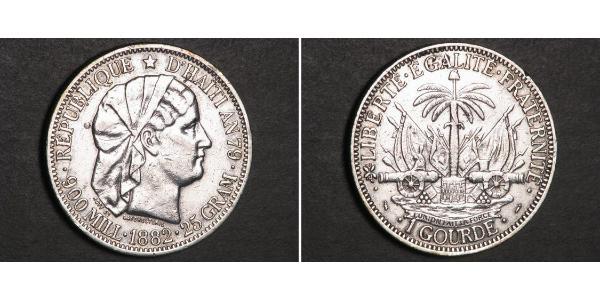 1 Gourde Haïti Argent 