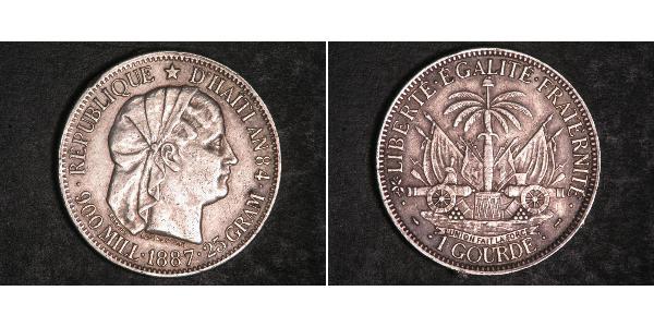 1 Gourde Haïti Argent 