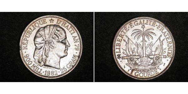1 Gourde Haïti Argent 
