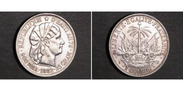 1 Gourde Haïti Argent 
